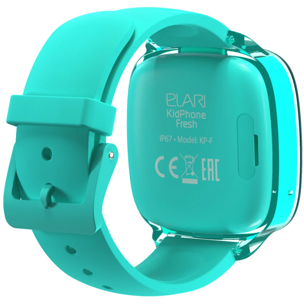 Часы детские с GPS трекером ELARI KidPhone Fresh Green (KP-F/Green) UA