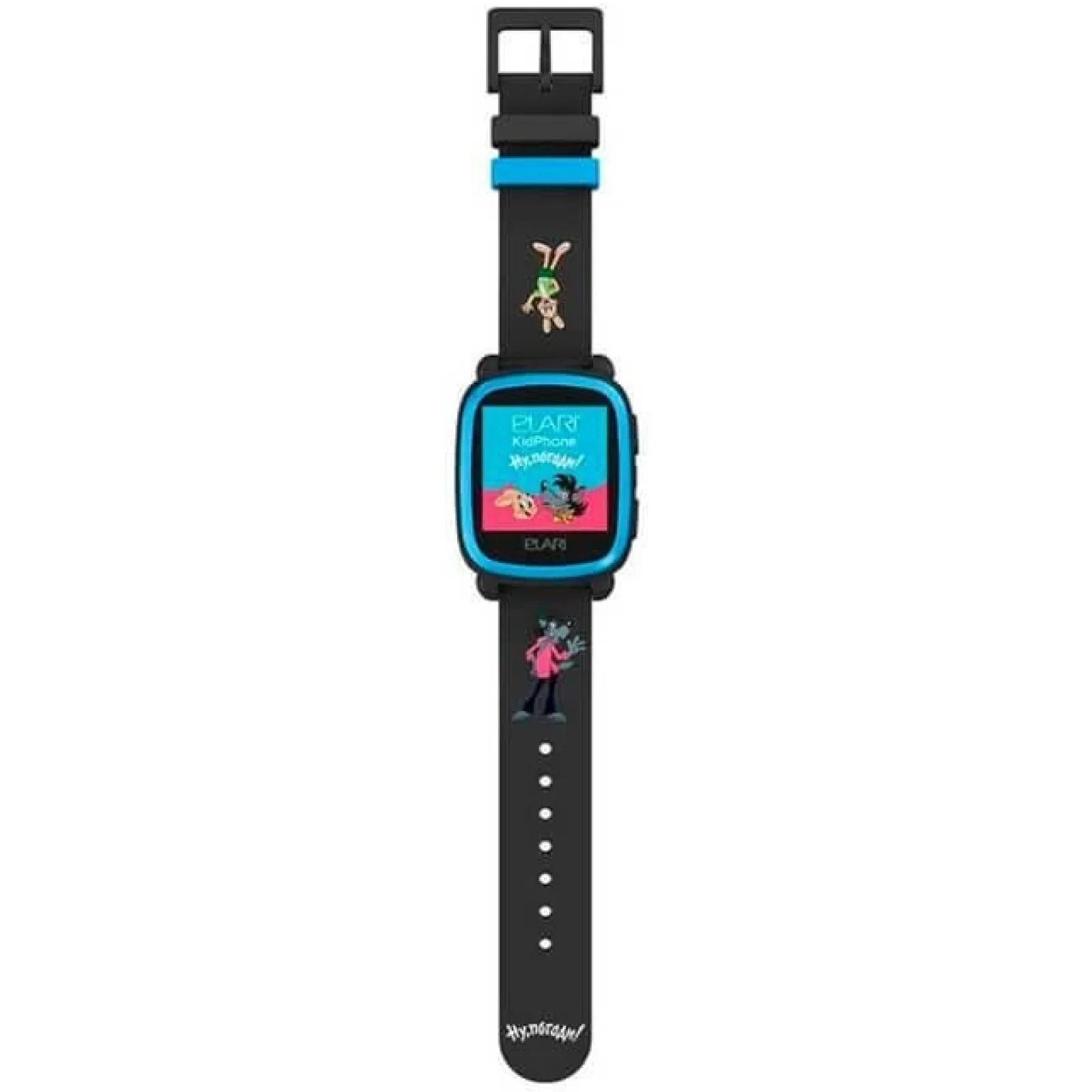 Часы детские с GPS трекером ELARI KidPhone NyPogodi Black (KP-NP-BP) UA