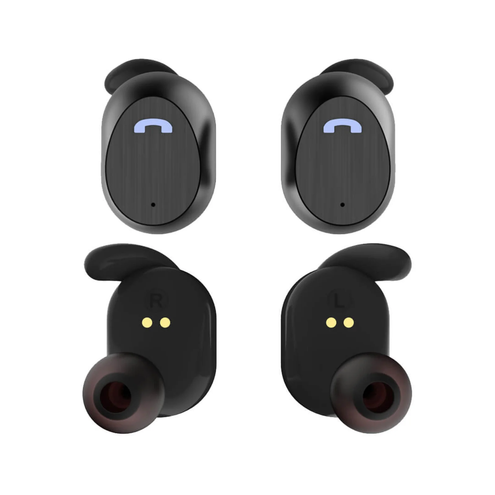 Наушники беспроводные Elari NanoPods Black UA