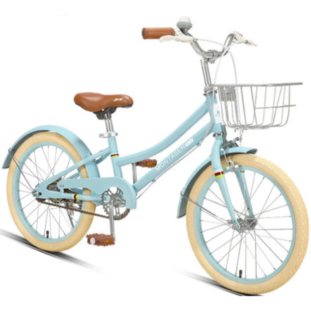 Дитячий велосипед Montasen M8034 20 Steel Blue (with basket)