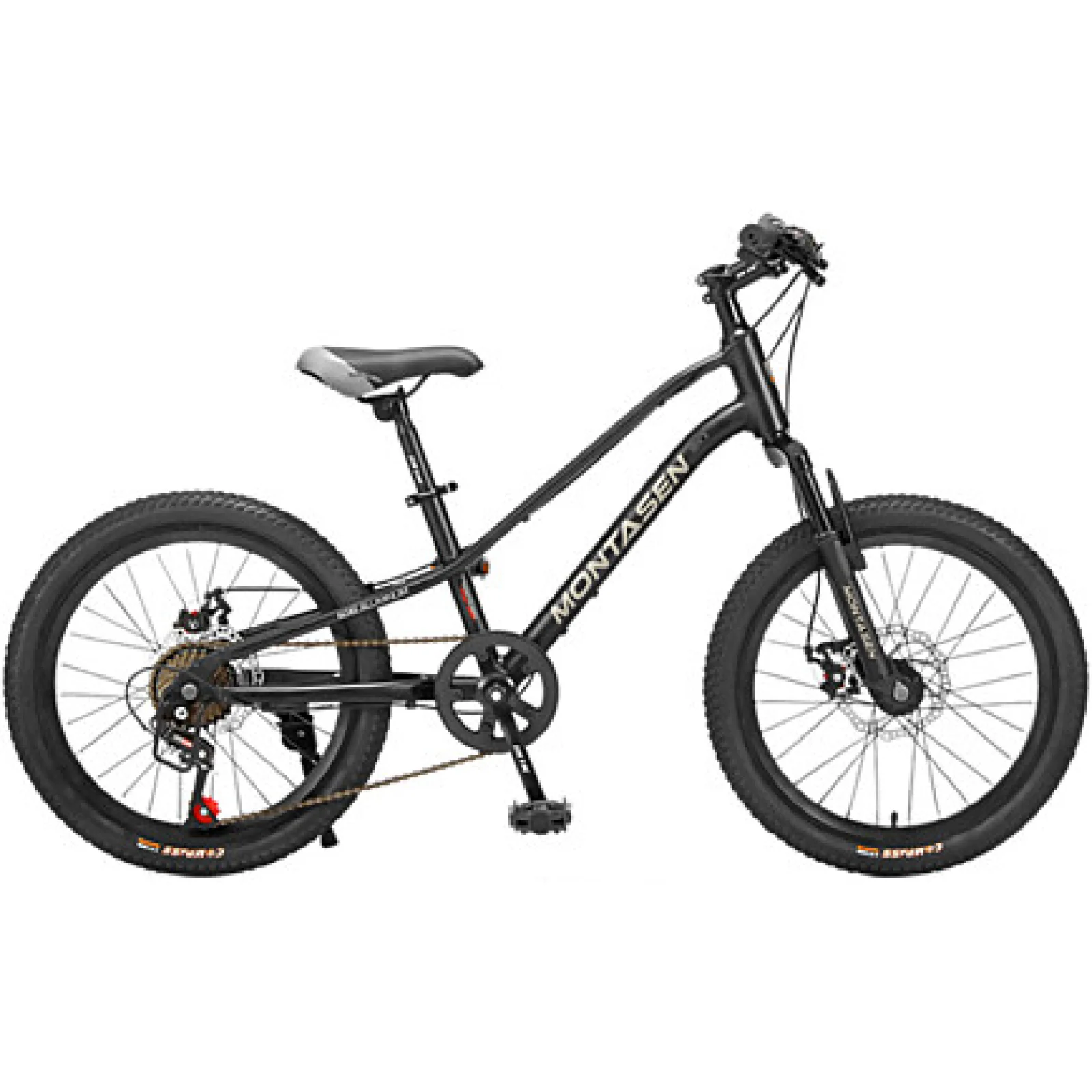 Дитячий спортивний велосипед Montasen AB03 Mountain bike 24 Black