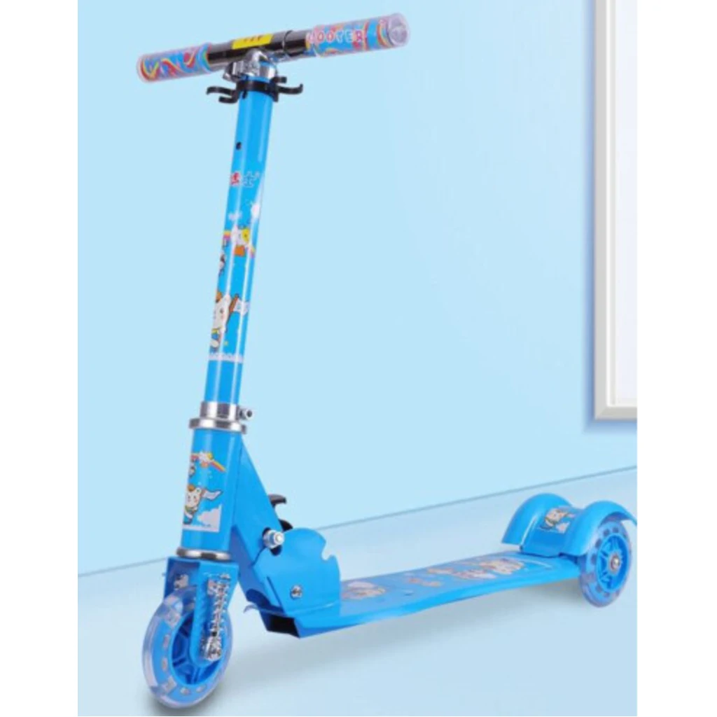 Самокат Scooter 3 колеса Blue (805) EU