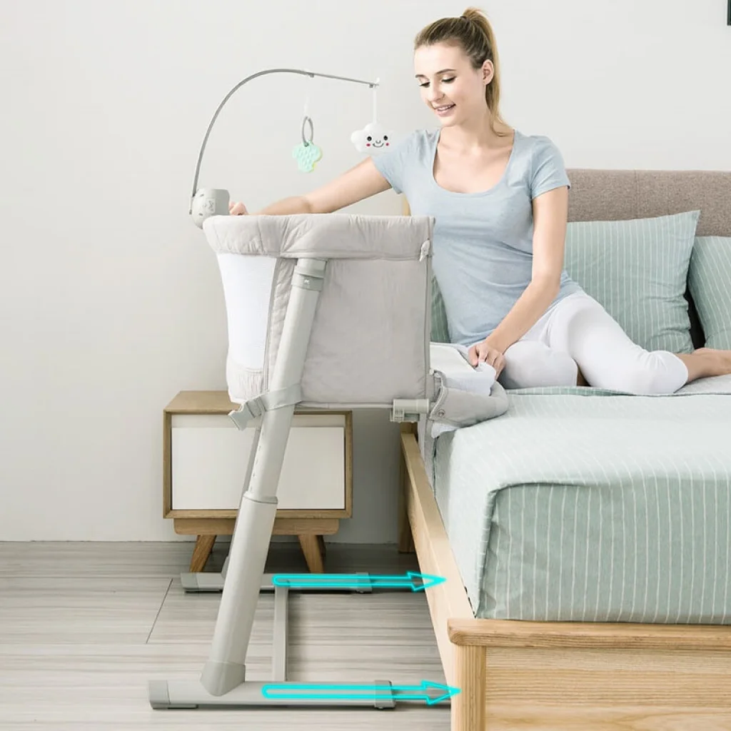 Дитяче ліжко Xiaomi Ronbei Baby Co-Sleeping Cot Gray UA
