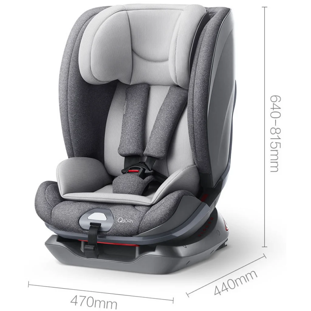 Дитяче автокрісло Xiaomi QBORN Safety Seat Gray (QQ666) UA