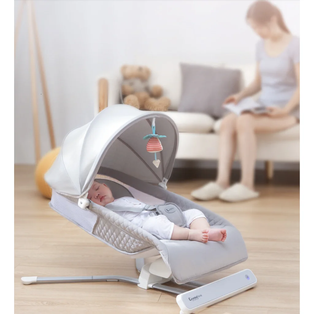 Укачивающий центр Xiaomi Ronbei с капюшоном (BY032H) Gray UA