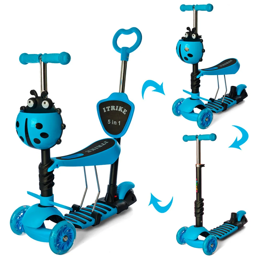 Самокат Scooter 5 в 1 FYS-2864 Blue