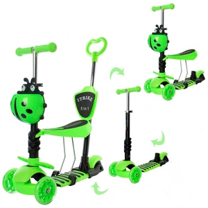 Самокат Scooter 5 в 1 FYS-2864 Green
