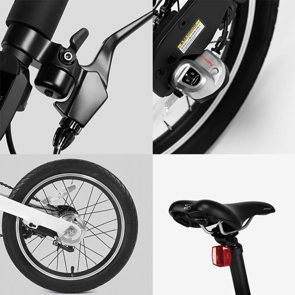 Электровелосипед складной Xiaomi MiJia QiCycle Folding Electric Bike EF1 White