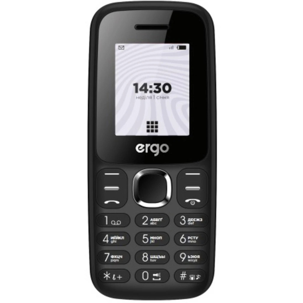 Мобільний телефон Ergo B184 Dual Sim Black UA