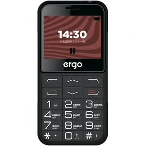 Телефон Ergo R231 Dual Sim Black UA