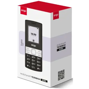 Телефон Ergo B185 Dual Sim Blue UA