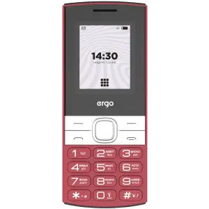 Телефон Ergo B185 Dual Sim Red UA