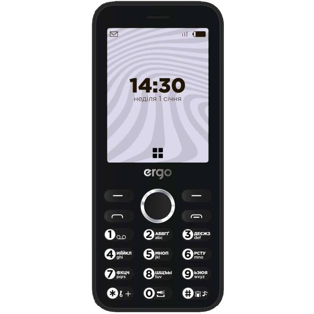 Мобильный телефон Ergo B281 Dual Sim Black UA