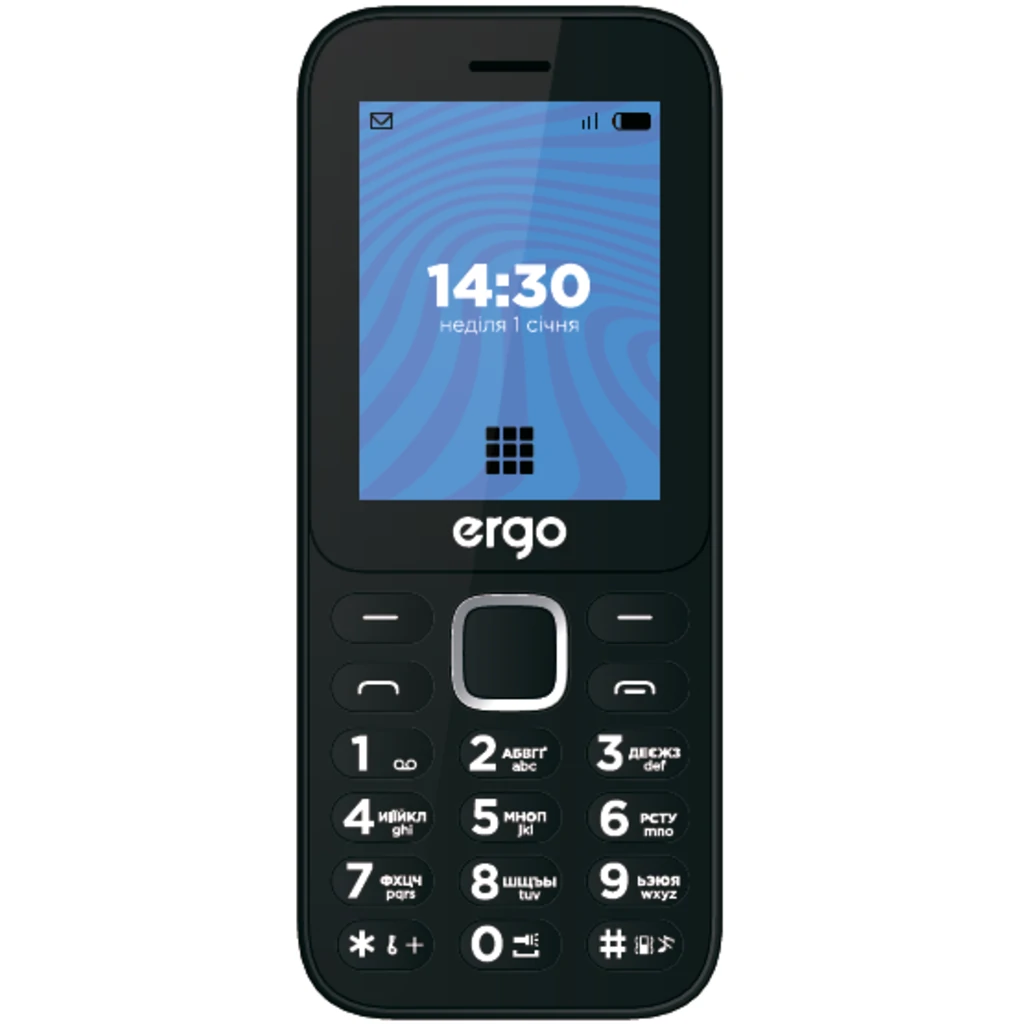 Мобільний телефон Ergo E241 Dual Sim Black UA