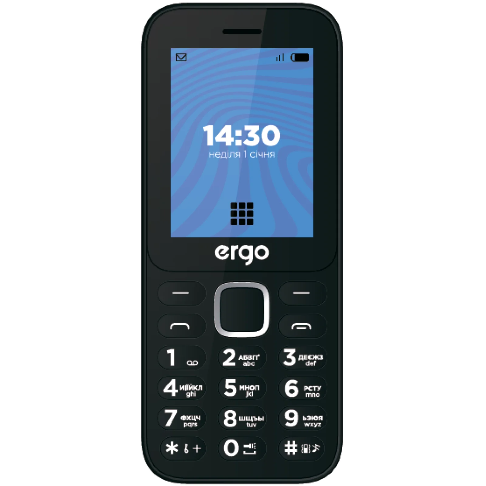 Мобильный телефон Ergo E241 Dual Sim Black UA