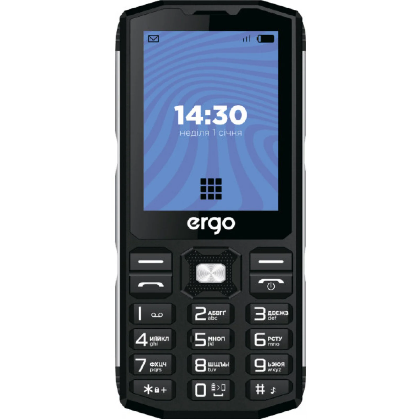 Мобільний телефон Ergo E282 Dual Sim Black UA
