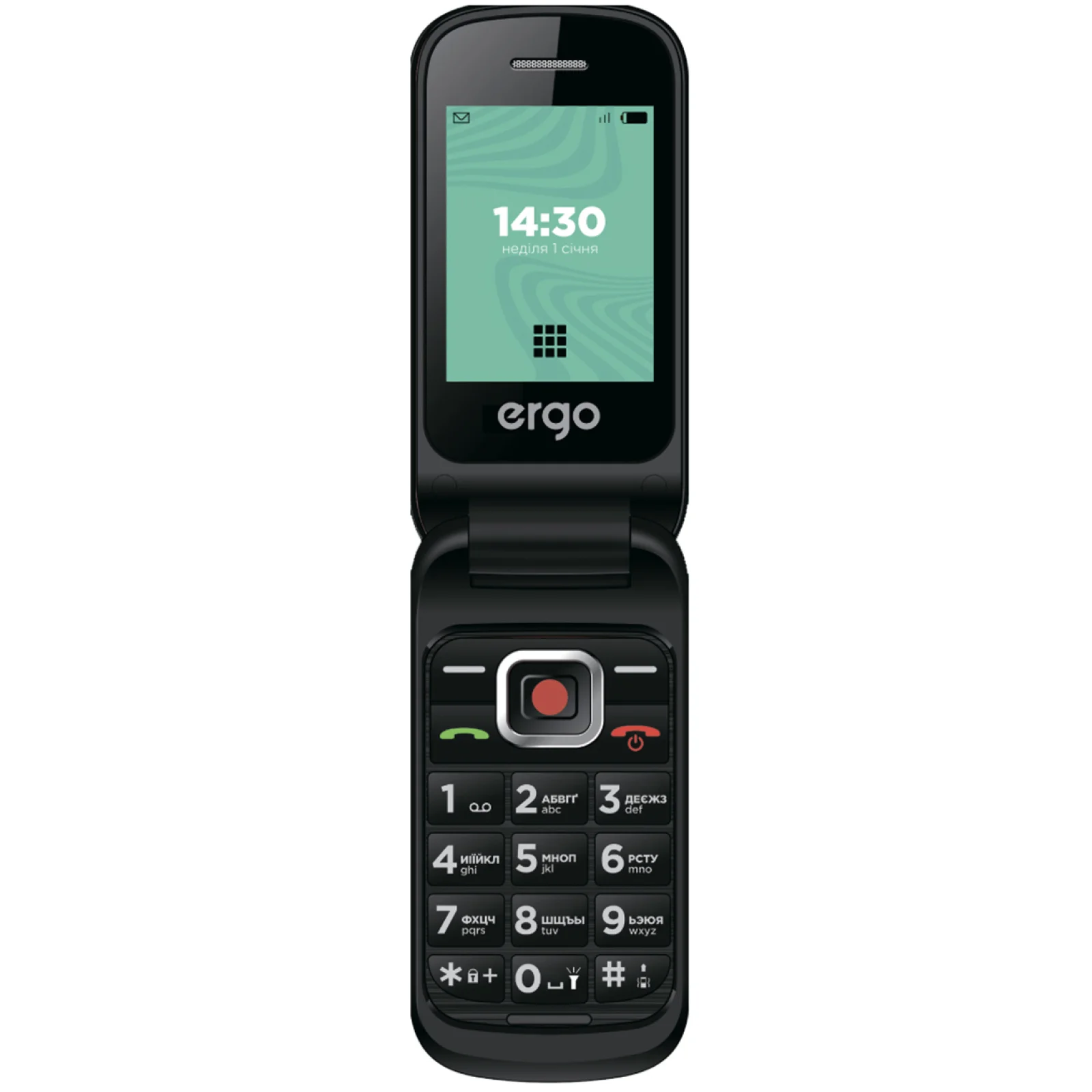 Мобильный телефон Ergo F241 Dual Sim Black UA