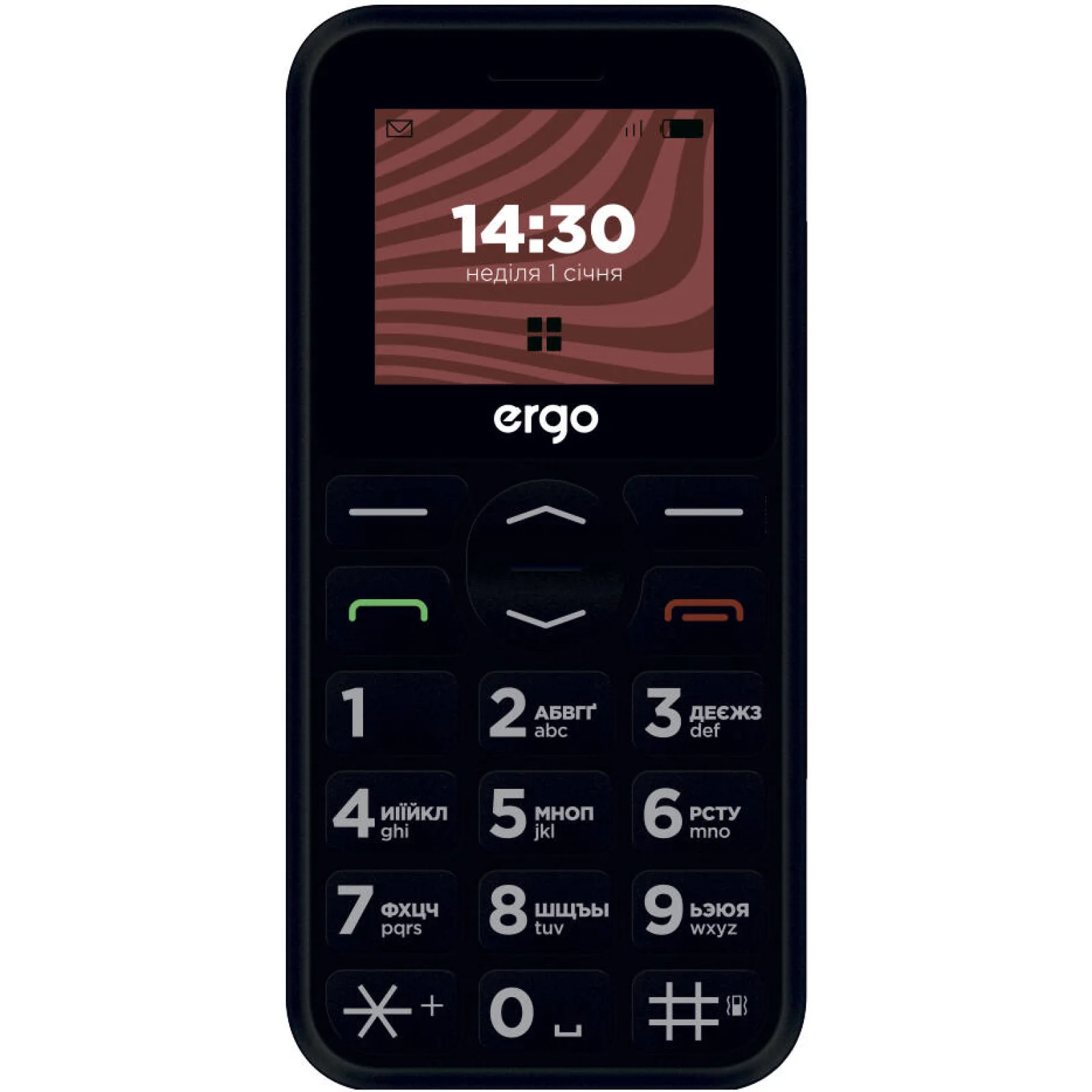Мобільний телефон Ergo R181 Dual Sim Black UA