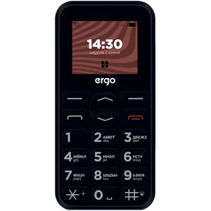 Телефон Ergo R181 Dual Sim Black UA