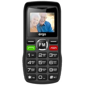 Телефон Ergo R182 Dual Sim Black UA