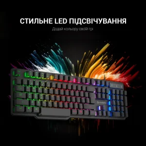 Клавиатура GamePro GK380 RGB Black UA
