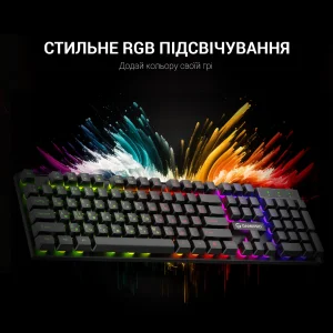 Клавиатура GamePro GK296 RGB Black UA