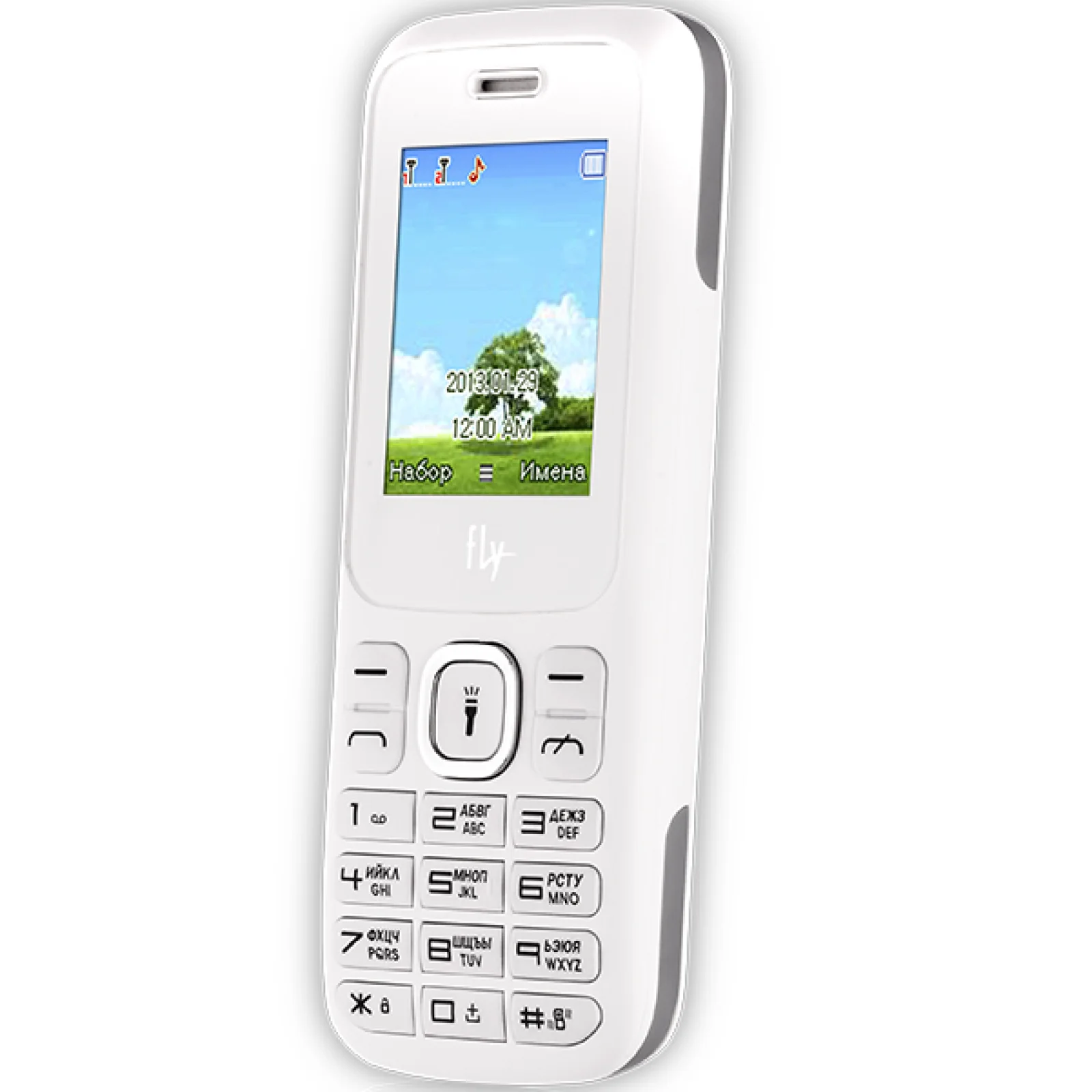 Мобильный телефон Fly FF177 Dual Sim White UA