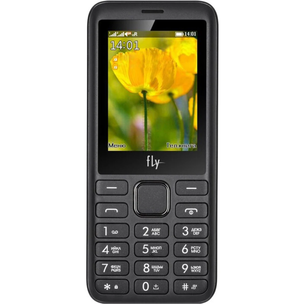 Мобільний телефон Fly FF249 Dual Sim Black Blue UA
