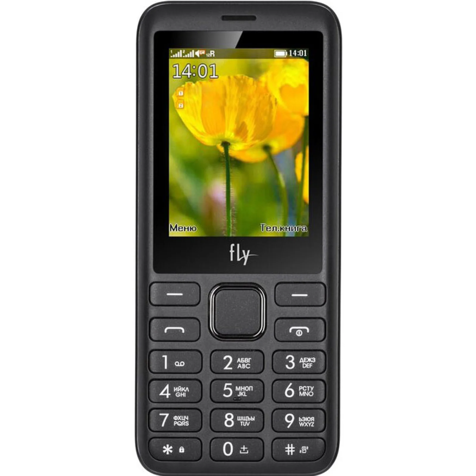 Мобильный телефон Fly FF249 Dual Sim Black Blue UA