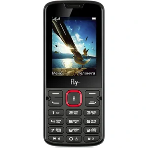 Телефон Fly FF250 Dual Sim Black Red UA