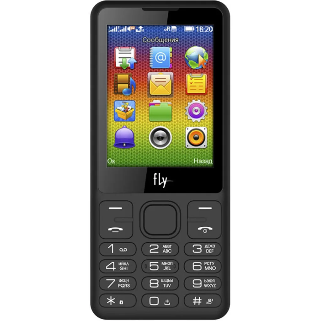 Мобильный телефон Fly FF2801 Dual Sim Black UA