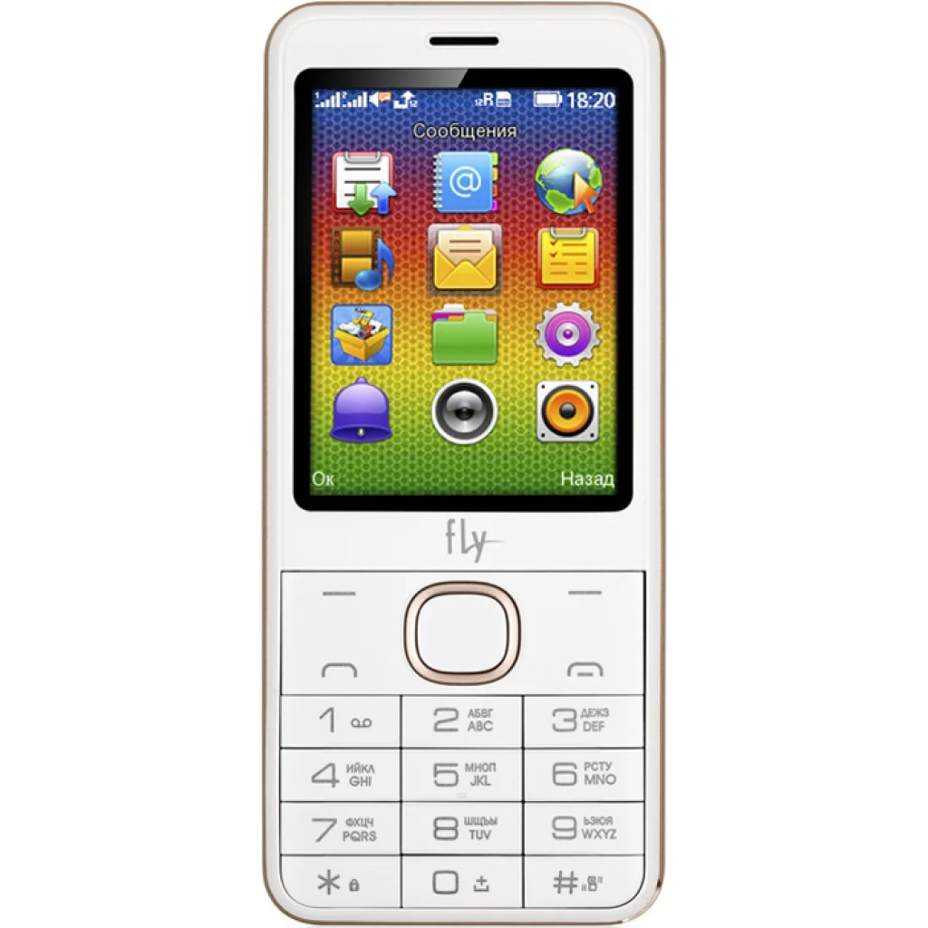 Мобільний телефон Fly FF2801 Dual Sim Champagne UA