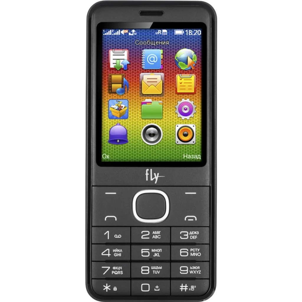 Мобільний телефон Fly FF2801 Dual Sim Gray UA