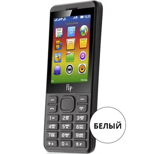 Телефон Fly FF281 Dual Sim White UA