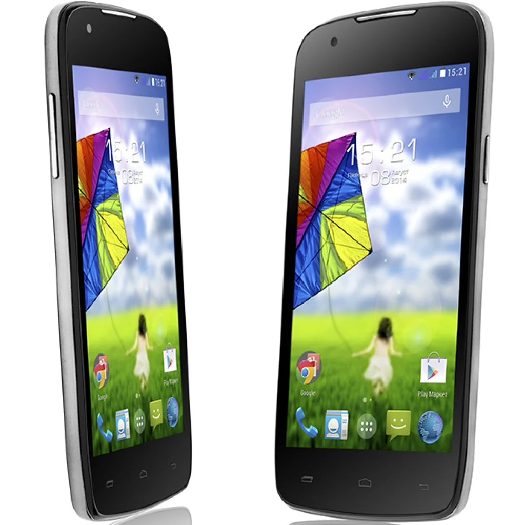 Смартфон FLY IQ4413 Quad EVO Chic 3 Dual Sim Silver UA