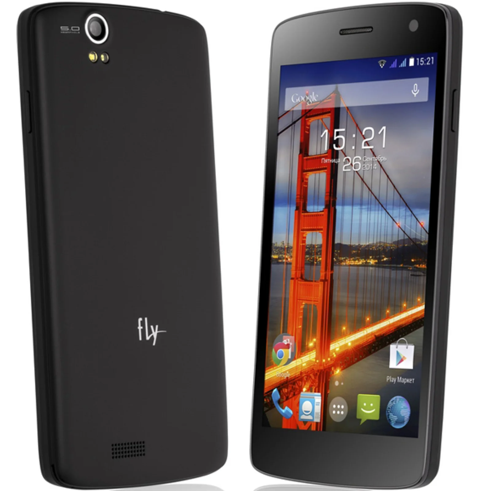 Смартфон FLY IQ4503 ERA Life 6 Dual Sim Black UA