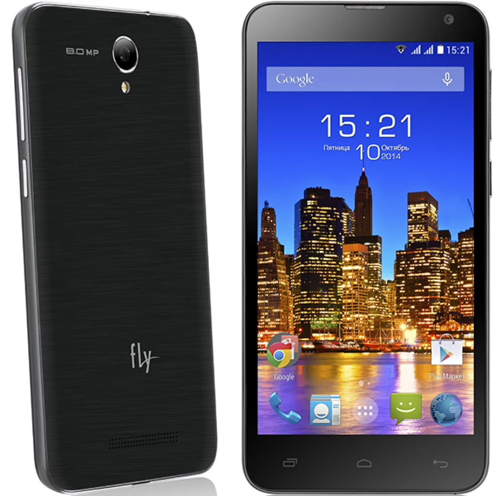 Смартфон Fly IQ4514 Quad EVO Tech 4 Dual Sim Black UA