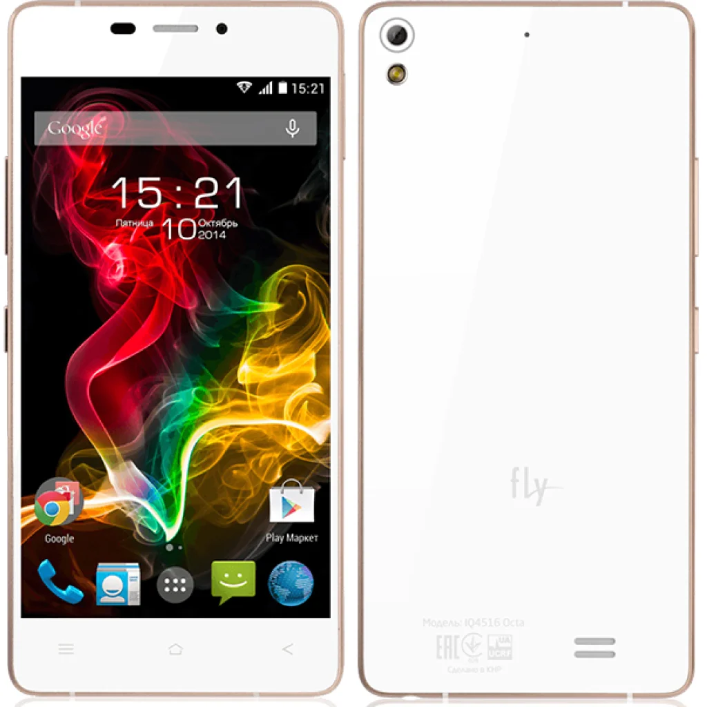 Смартфон FLY IQ4516 Tornado Slim White UA