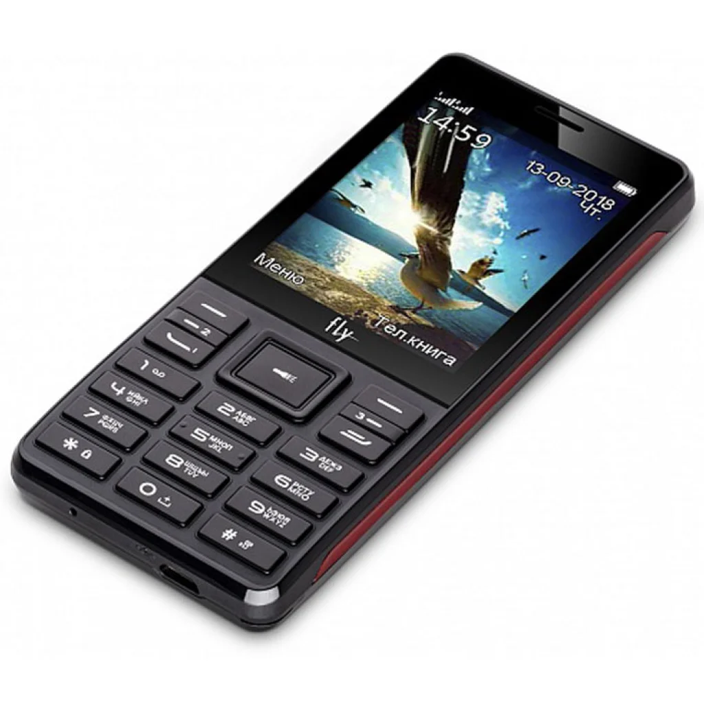 Мобільний телефон Fly TS114 Triple Sim Black UA