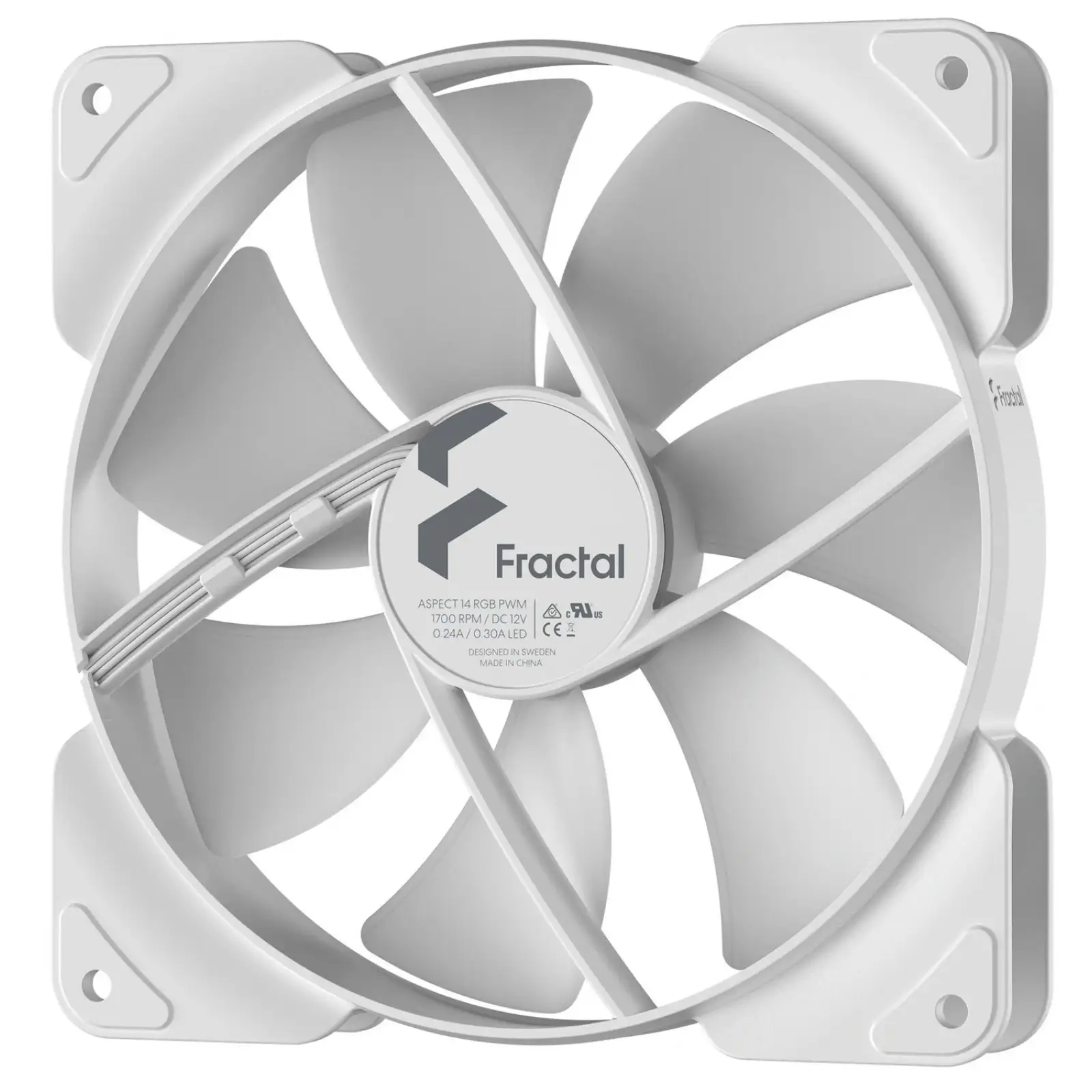Вентилятор Fractal Design Aspect 14 RGB PWM White (FD-F-AS1-1409)