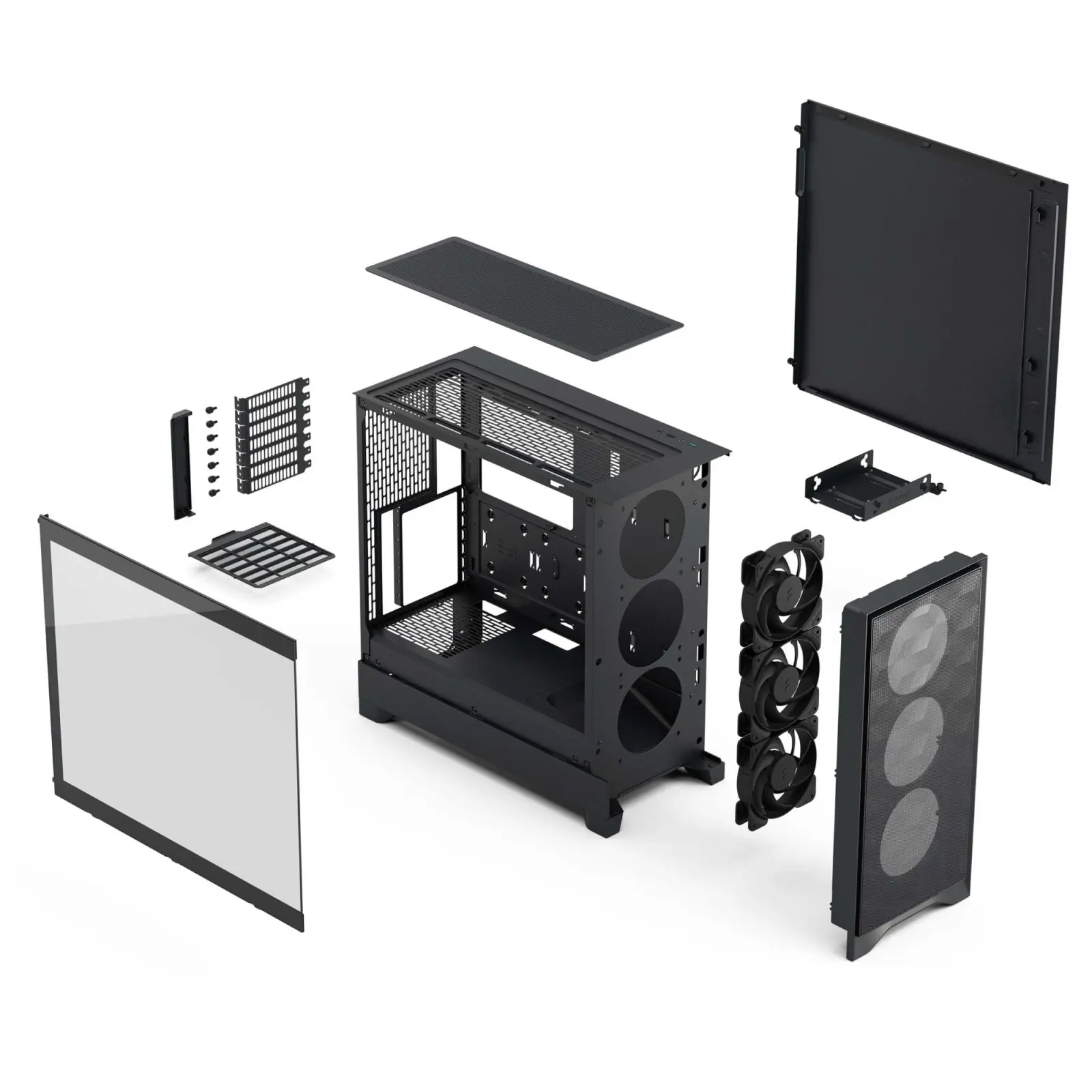 Корпус Fractal Design Pop 2 Air Black TG Без БЖ (FD-C-POA2A-02) UA