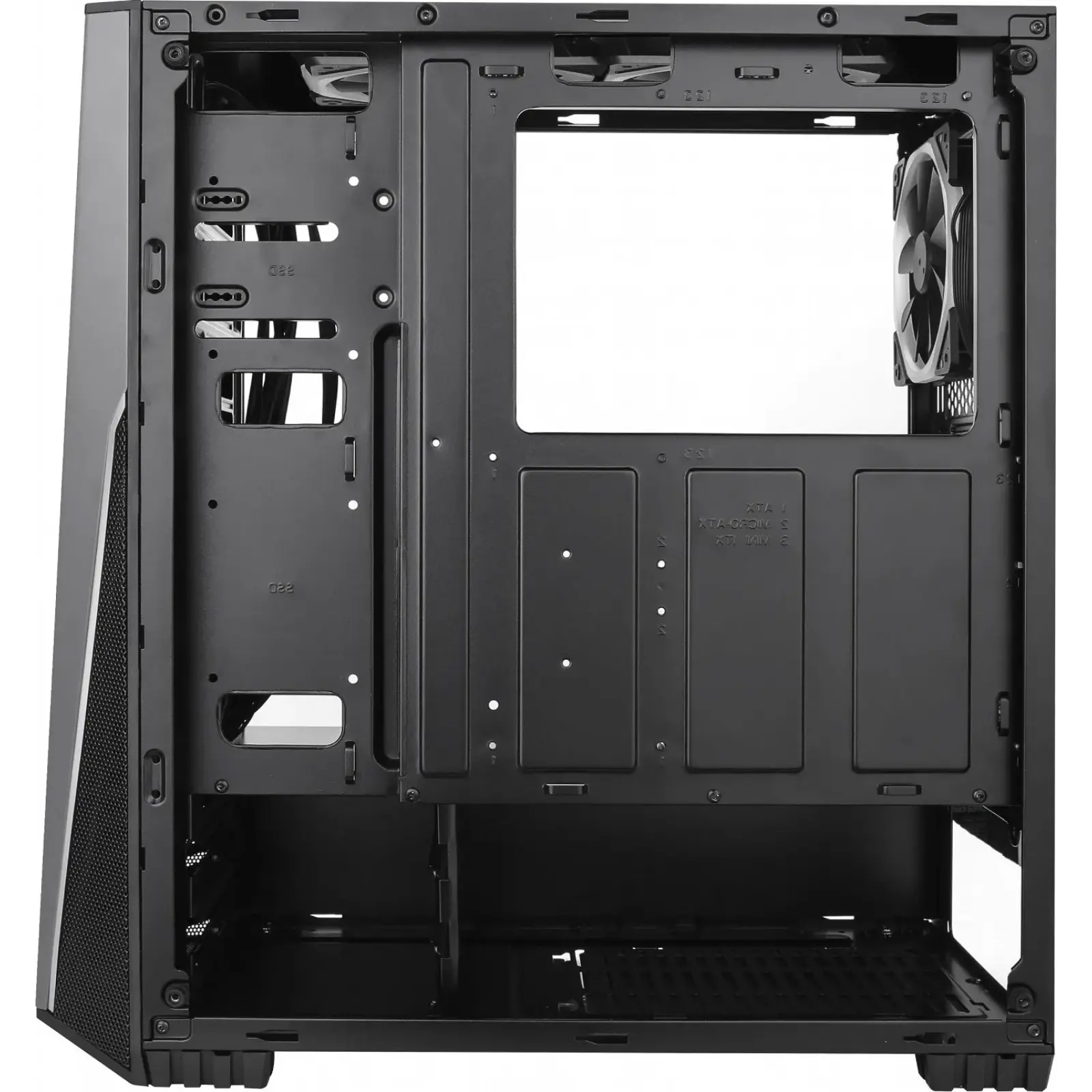 Корпус Frime MarkIII 2*USB3.0 Без БП (MarkIII-U3-GLS-3RGBF-WP) UA