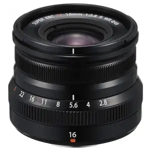 Широкоугольный объектив Fujifilm XF 16mm f/2,8 R WR black (16611667)