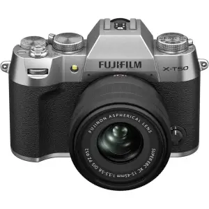 Бездзеркальний фотоапарат Fujifilm X-T50 kit 15-45mm f/3,5-5,6 Silver (16828832)