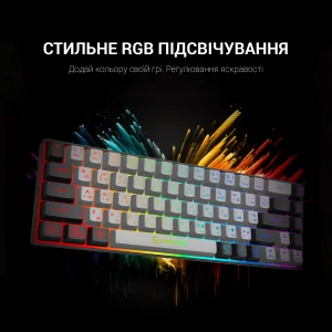 Клавіатура бездротова GamePro GK935 Black UA