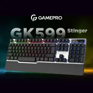 Клавиатура GamePro Stinger GK599 Grey UA