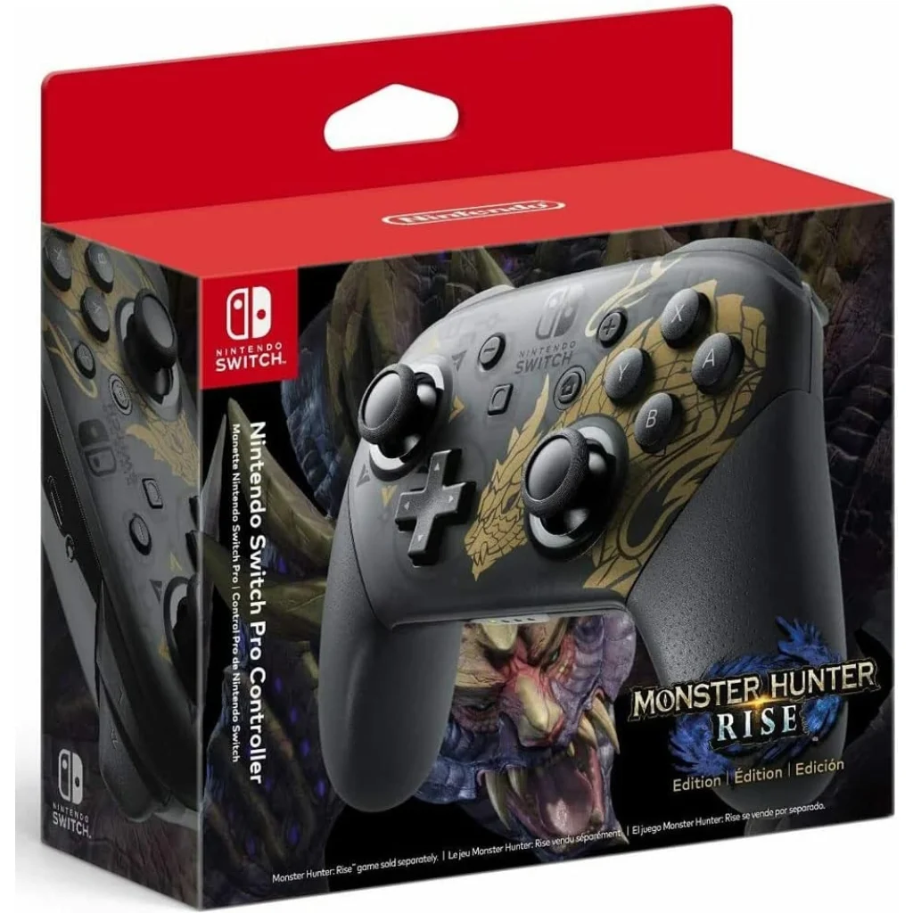 Геймпад Nintendo Switch Pro Controller Monster Hunter Rise Edition