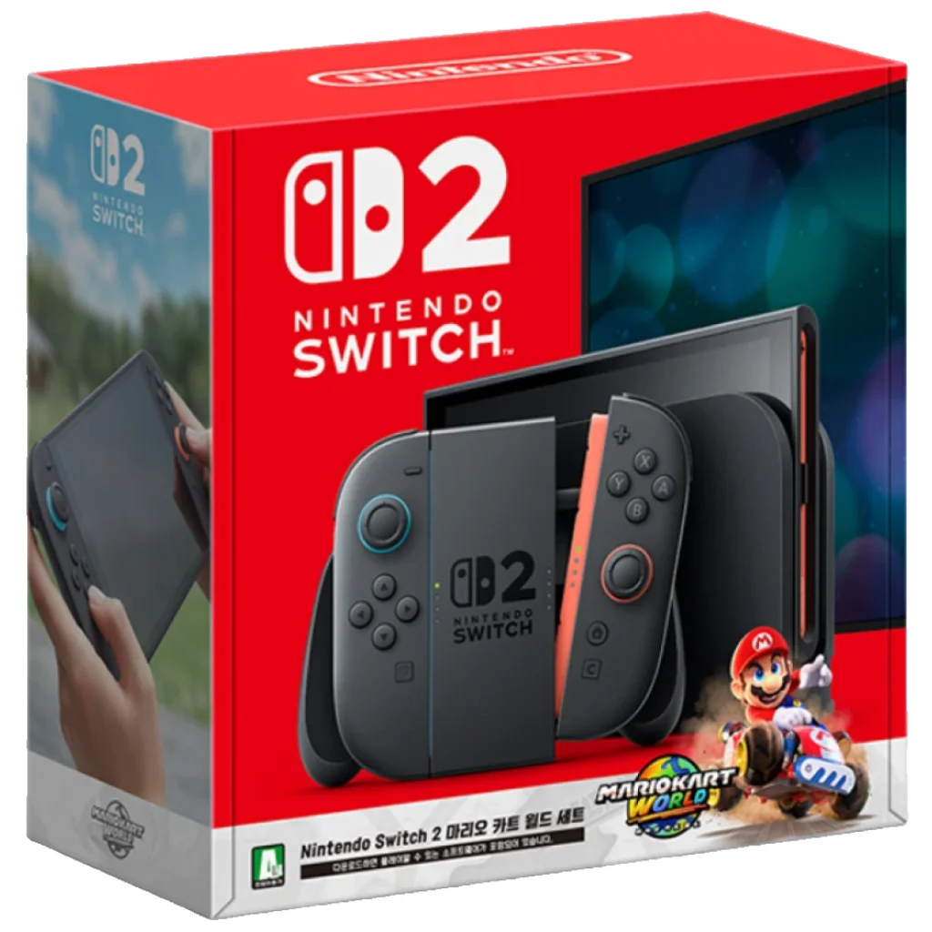 Игровая консоль Nintendo Switch 2 Black Mario Kart World Bundle (0045496321529)