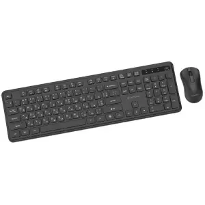 Комплект (клавіатура, миша) бездротовий Gembird KBS-WPS-01-CYRL Black UA