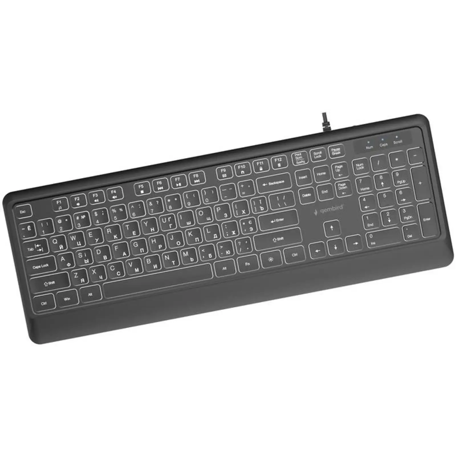 Клавіатура Gembird KB-UML-04-CYRL Black UA